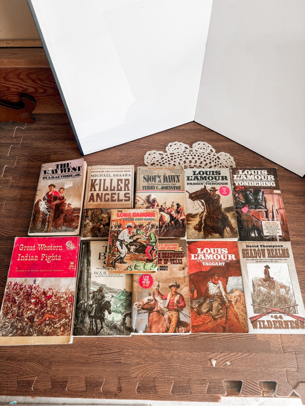 Assorted Vintage Western Paperback Book Lot